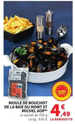 Bi1 MOULE DE BOUCHOT DE LA BAIE DU MONT ST MICHEL AOP offre