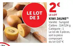 Bi1 KIWI JAUNE offre