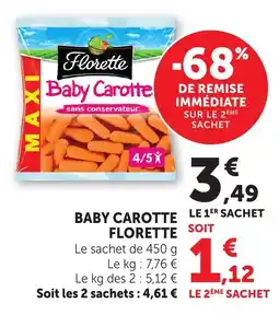Bi1 Florette Baby Carotte offre