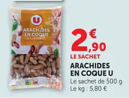 Bi1 ARACHIDES EN COQUE U offre