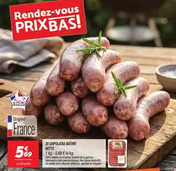 Netto Netto 20 chipolatas nature offre