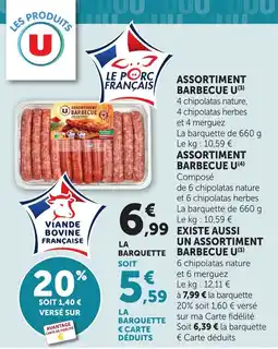 Maximarché ASSORTIMENT BARBECUE U offre