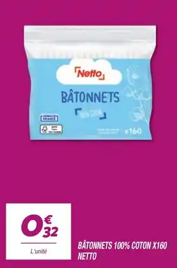 Netto Netto BÂTONNETS offre