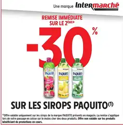 Intermarché Paquito sirops offre