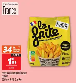 Netto LUNOR Frites fraîches précuites offre