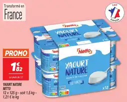 Netto Netto Yaourt Nature offre