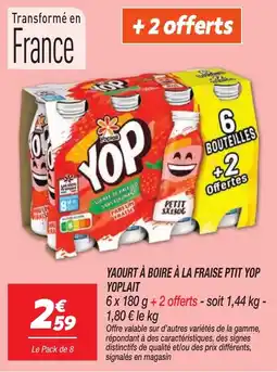 Netto YOP Yaourt à la fraise offre