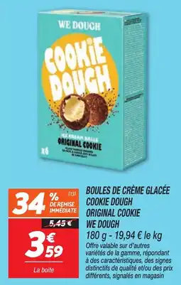 Netto WE DOUGH Boules de crème glacée offre
