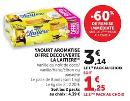 Maximarché La Laitière Yaourt aromatisé offre