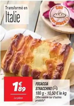 Netto FOCACCIA STRACCHINO offre