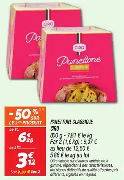 Netto CIRO Panettone classique offre
