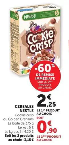 Maximarché Nestle Cookie Crisp offre