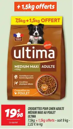 Netto ultima Croquettes pour chien adulte offre