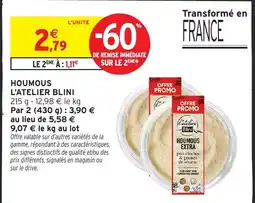 Intermarché L'ATELIER BLINI HOUmous offre