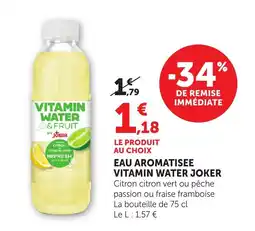 Maximarché VITAMIN WATER JOKER offre