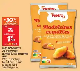 Netto Netto Madeleines coquilles offre