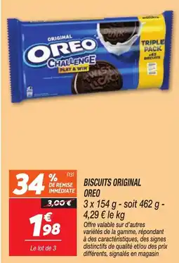 Netto OREO BISCUITS ORIGINAL offre