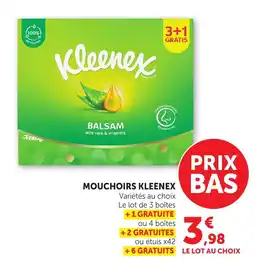 Maximarché Kleenex Mouchoirs offre