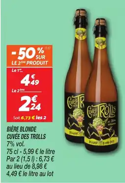 Netto Cuvée des Trolls Bière blonde offre