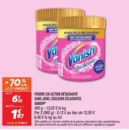Netto Vanish Poudre Oxi Action Détachante offre