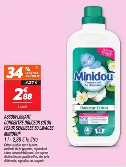 Netto Minidou Concentré Douceur Coton offre