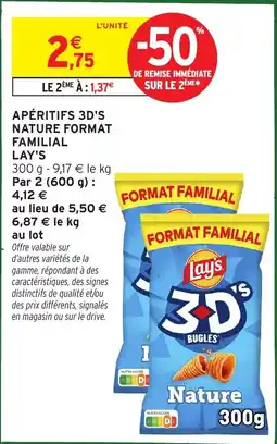 Intermarché Lay's 3D's offre
