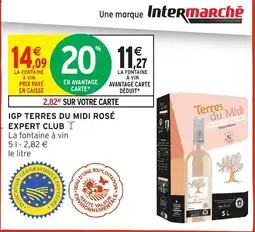 Intermarché Terres du Midi IGP TERRES DU MIDI ROSÉ offre