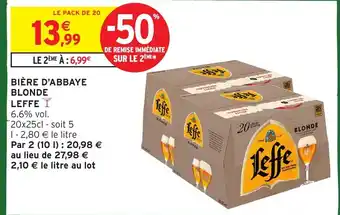 Leffe Bière d'abbaye blonde