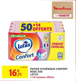 Intermarché Lotus Papier hygiénique Confort offre