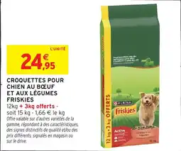 Intermarché Friskies Croquettes pour chien offre