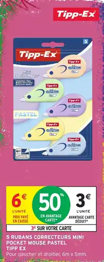 Intermarché Tipp-Ex Mini Pocket Mouse Pastel offre