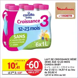 Intermarché Candia Baby Croissance 3 offre