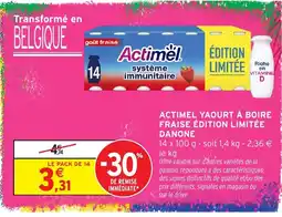 Intermarché Actimel offre