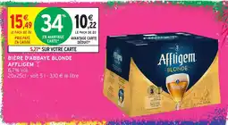 Intermarché Affligem Bière d'abbaye blonde offre