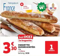 Auchan Supermarché Baguette offre