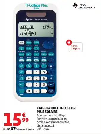 Texas Instruments TI-College Plus Solaire