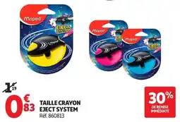 Auchan Supermarché Maped Taille crayon Eject System offre