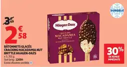 Auchan Supermarché Haagen-Dazs Bâtonnets glacés offre