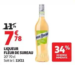 Auchan Supermarché MARIE BRIZARD LIQUEUR FLEUR DE SUREAU offre