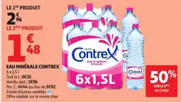 Auchan Supermarché Contrex Eau minérale offre