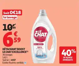 Auchan Supermarché Le chat détachant boost excellence offre