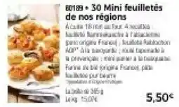 Thiriet 80189 + 30 Mini feuillete offre