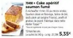 Thiriet Cake apéritif saumon fumé offre