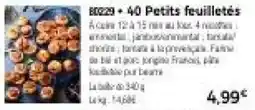 Thiriet 80229 + 40 Petits feuilletés offre