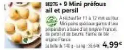 Thiriet 9 Mini préfous ail et persil offre
