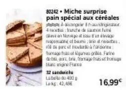 Thiriet Miche surprise offre