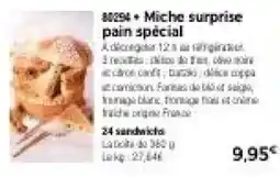 Thiriet Miche surprise pain spécial offre