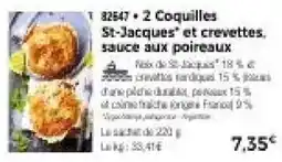 Thiriet 2 Coquilles St-Jacques* et crevettes offre