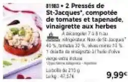 Thiriet St-Jacques* Pressés de offre