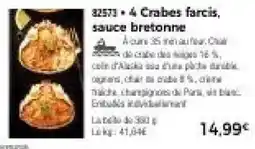 Thiriet 4 Crabes farcis offre